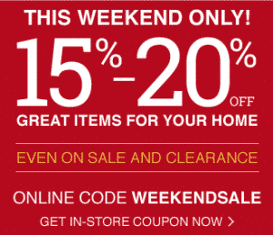 Pier One Imports Coupons this Weekend