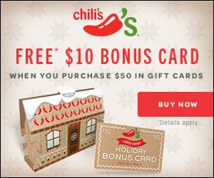 Free Chilis Gift Card