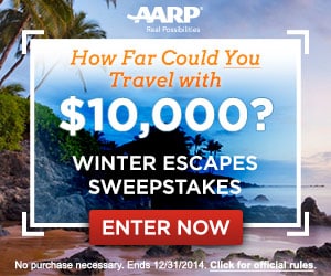 AARP Winter Escapes Sweepstakes