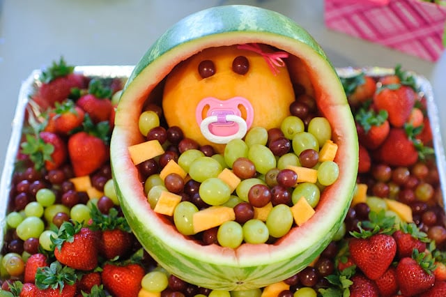 watermelon baby carriage