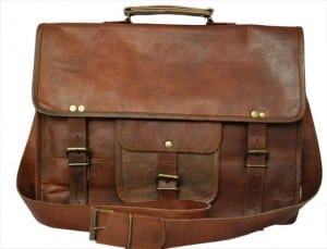 Amazon Deal of The Day on a Leather Laptop Bag
