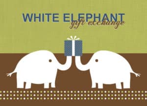 white elephant gift exchange