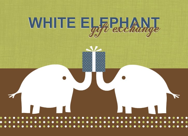 white elephant gift exchange