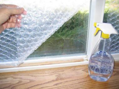 Bubble Wrap Window Insulation